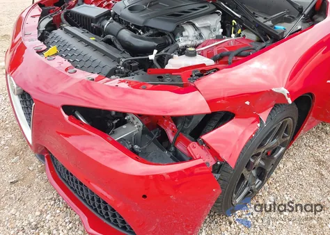 2023 Alfa Romeo Giulia Ti Rwd из США, поврежденный, VIN ZARFAMBN2P7671183